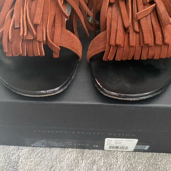 Giuseppe Zanotti Fringe Gladiator Sandals 38 - Picture 2 of 7